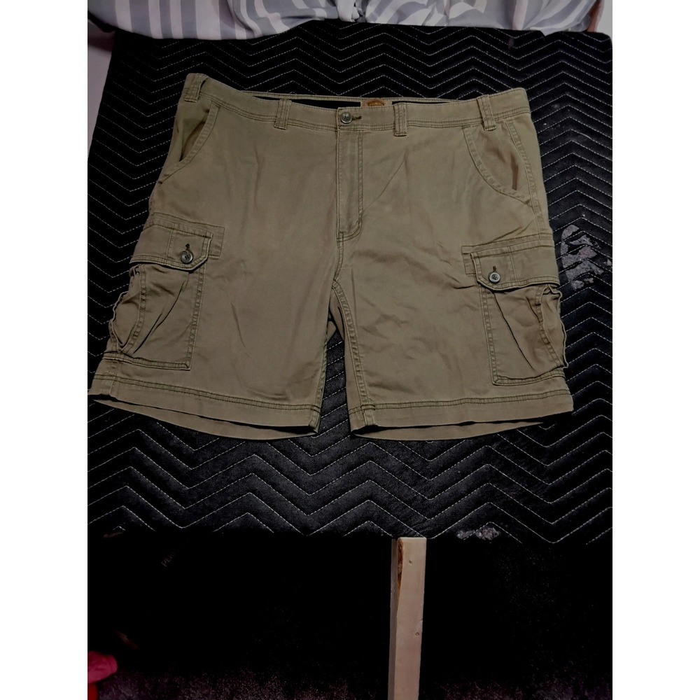 Foundry Supply Co Mens 48 Cargo Shorts Olive Green Comfort Stretch 76474-6